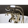image:imageKingston Brass KS269ORB Vintage Wall Mount Clawfoot Tub Filler with Hand Shower Oil Rubbed Bronze  OilRubbed Bronze 913 x 75 x 6Polished Brass