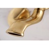 image:imageKingston Brass KS286C ESSEX 3 to 9 Adjustable Centers Wall Mount Clawfoot Tub Filler with Hand Shower Polished ChromeBrushed Brass