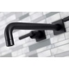 image:imageKingston Brass KS6020CML Manhattan Wall Mount Tub Faucet Matte Black