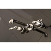 image:imageKingston Brass KS7026NL Naples TwoHandle 3Hole Wall Mount Roman Tub Faucet in Polished NickelPolished Nickel