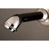 image:imageKingston Brass KS7026NL Naples TwoHandle 3Hole Wall Mount Roman Tub Faucet in Polished NickelPolished Nickel