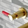 image:imageKingston Brass KS8020DKL Kaiser Roman Tub Faucet Matte Black 1463 x 10 x 306Brushed Brass