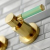 image:imageKingston Brass KS8020DKL Kaiser Roman Tub Faucet Matte Black 1463 x 10 x 306Brushed Brass