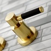 image:imageKingston Brass KS8020DKL Kaiser Roman Tub Faucet Matte Black 1463 x 10 x 306Brushed Brass