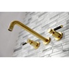 image:imageKingston Brass KS8020DKL Kaiser Roman Tub Faucet Matte Black 1463 x 10 x 306Brushed Brass