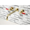 image:imageKingston Brass KS8020DKL Kaiser Roman Tub Faucet Matte Black 1463 x 10 x 306Polished Brass