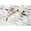 image:imageKingston Brass KS8020DKL Kaiser Roman Tub Faucet Matte Black 1463 x 10 x 306Polished Brass