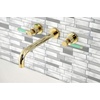 image:imageKingston Brass KS8020DKL Kaiser Roman Tub Faucet Matte Black 1463 x 10 x 306Polished Brass