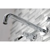 image:imageKingston Brass KS8020DKL Kaiser Roman Tub Faucet Matte Black 1463 x 10 x 306Polished Chrome