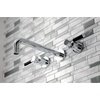 image:imageKingston Brass KS8020DKL Kaiser Roman Tub Faucet Matte Black 1463 x 10 x 306Polished Chrome