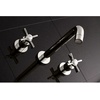 image:imageKingston Brass KS8025ZX Millennium TwoHandle Wall Mount Tub Faucet Oil Rubbed BronzeOil Rubbed Bronze