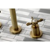 image:imageKingston Brass KS8027BEX Essex TwoHandle Wall Mount Tub Faucet Brushed BrassAntique Brass