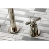 image:imageKingston Brass KS8027BEX Essex TwoHandle Wall Mount Tub Faucet Brushed BrassPolished Nickel