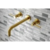 image:imageKingston Brass KS8027DL Concord Roman Tub Faucet Brushed Brass 275 x 8 x 10Brushed Brass