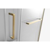 image:imageKingston Brass Prato SSD60768KL8 60 L x 76 H Left Handed Showe Door Brushed NickelBrushed Brass