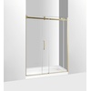 image:imageKingston Brass Prato SSD60768KL8 60 L x 76 H Left Handed Showe Door Brushed NickelBrushed Brass