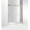 image:imageKingston Brass Prato SSD60768KL8 60 L x 76 H Left Handed Showe Door Brushed NickelBrushed Brass
