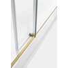 image:imageKingston Brass Prato SSD60768KL8 60 L x 76 H Left Handed Showe Door Brushed NickelBrushed Brass