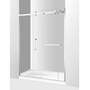 image:imageKingston Brass Prato SSD60768KL8 60 L x 76 H Left Handed Showe Door Brushed NickelPolished Chrome