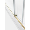 image:imageKingston Brass Prato SSD60768KR0 60 L x 76 H Right Handed Showe Door Matte BlackBrushed Brass