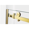 image:imageKingston Brass Prato SSD60768KR0 60 L x 76 H Right Handed Showe Door Matte BlackBrushed Brass