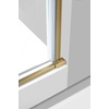 image:imageKingston Brass Prato SSD60768KR0 60 L x 76 H Right Handed Showe Door Matte BlackBrushed Brass