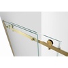 image:imageKingston Brass Prato SSD60768KR0 60 L x 76 H Right Handed Showe Door Matte BlackBrushed Brass