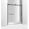 image:imageKingston Brass Prato SSD60768KR0 60 L x 76 H Right Handed Showe Door Matte BlackMatte Black