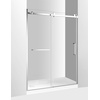 image:imageKingston Brass Prato SSD60768KR0 60 L x 76 H Right Handed Showe Door Matte BlackPolished Chrome