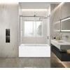 image:imageKingston SSD60608SL7 Toledo 60 W x 60 H Left Handed Tub Door Brushed BrassBrushed Nickel