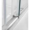 image:imageKingston SSD60608SL7 Toledo 60 W x 60 H Left Handed Tub Door Brushed BrassPolished Chrome