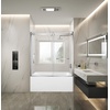 image:imageKingston SSD60608SL7 Toledo 60 W x 60 H Left Handed Tub Door Brushed BrassPolished Chrome