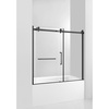 image:imageKingston SSD60608SR0 Toledo 60 W x 60 H Right Handed Tub Door Matte BlackMatte Black