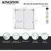 image:imageKingston SSD60608SR0 Toledo 60 W x 60 H Right Handed Tub Door Matte BlackMatte Black