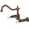 image:imageKingston Brass AE7T7 Aqua Vintage Wall Mount Clawfoot Tub Faucet Brushed BrassAntique Copper
