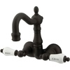 image:imageKingston Brass CC1073T2 Vintage 338Inch Wall Mount Tub Faucet Polished BrassOil Rubbed Bronze