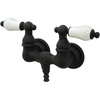 image:imageKingston Brass CC34T1 Vintage 338Inch Wall Mount Tub Faucet Polished ChromeOil Rubbed Bronze
