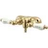 image:imageKingston Brass CC44T1 Vintage 338Inch Wall Mount Tub Faucet Polished ChromePolished Brass