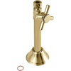 image:imageKingston Brass CC83252DX Concord 12 Sweat x 38 OD Comp Straight Shut Off Valve with 5 Extension Polished Brass