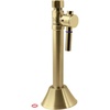 image:imageKingston Brass CC83257DL 12 Sweat x 38 OD Comp Straight Shut Off Valve with 5 Extension Brushed BrassBrushed Brass