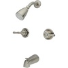 image:imageKingston Brass GKB248 Magellan Tub and Shower Faucet with Two Handles Brushed Nickel 1168 x 8 x 738Brushed Nickel