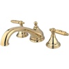 image:imageKingston Brass KB2238YL Yosemite Three Handle Tub Shower Faucet 318 inch Diameter Escutcheon Brushed NickelPolished Brass