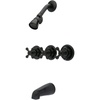 image:imageKingston Brass KB230AX Victorian Tub and Shower Faucet Matte Black 72 x 8 x 738Oil Rubbed Bronze