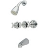 image:imageKingston Brass KB230AX Victorian Tub and Shower Faucet Matte Black 72 x 8 x 738Polished Chrome
