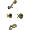 image:imageKingston Brass KB243AXAB Magellan Tub and Shower Faucet Antique Brass 72 x 8 x 738