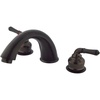 image:imageKingston Brass KB365 Magellan Roman Tub Faucet Oil Rubbed Bronze8Inch Adjustable Center  OilRubbed BronzeOil Rubbed Bronze