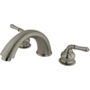 image:imageKingston Brass KC361 Magellan Roman Tub Faucet Polished ChromeBrushed Nickel