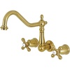image:imageKingston Brass KS1021AX Heritage Roman Tub Faucet Polished Chrome 13 x 1163 x 794Brushed Brass