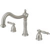 image:imageKingston Brass KS1342TL Heritage Roman Tub Faucet Polished BrassBrushed Nickel