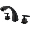 image:imageKingston Brass KS4362QL Fortress Roman Tub Faucet Polished BrassOil Rubbed Bronze